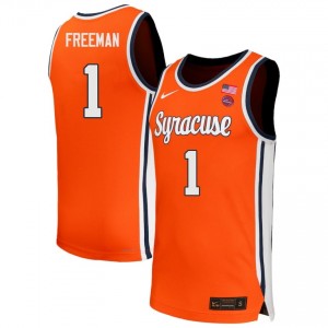 Mens Donnie Freeman Orange Syracuse Orange #1 College Basketball Game Jersey 154577-103